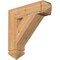 Ekena Millwork Traditional Arts & Crafts Smooth Bracket, Western Red Cedar, 5 1/2"W x 24"D x 24"H BKT06X24X24TRA03SWR - alternate 1